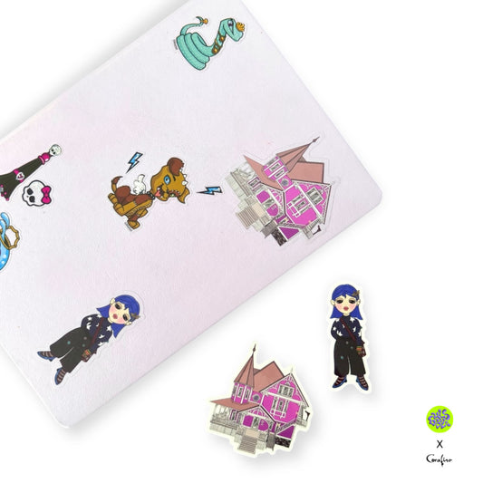 Coraline Ghoul stickers