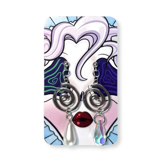 Ghoul Vivi spiral earrings
